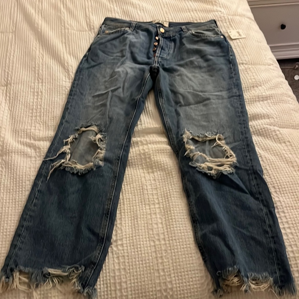 Free people ripped jeans